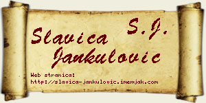 Slavica Jankulović vizit kartica